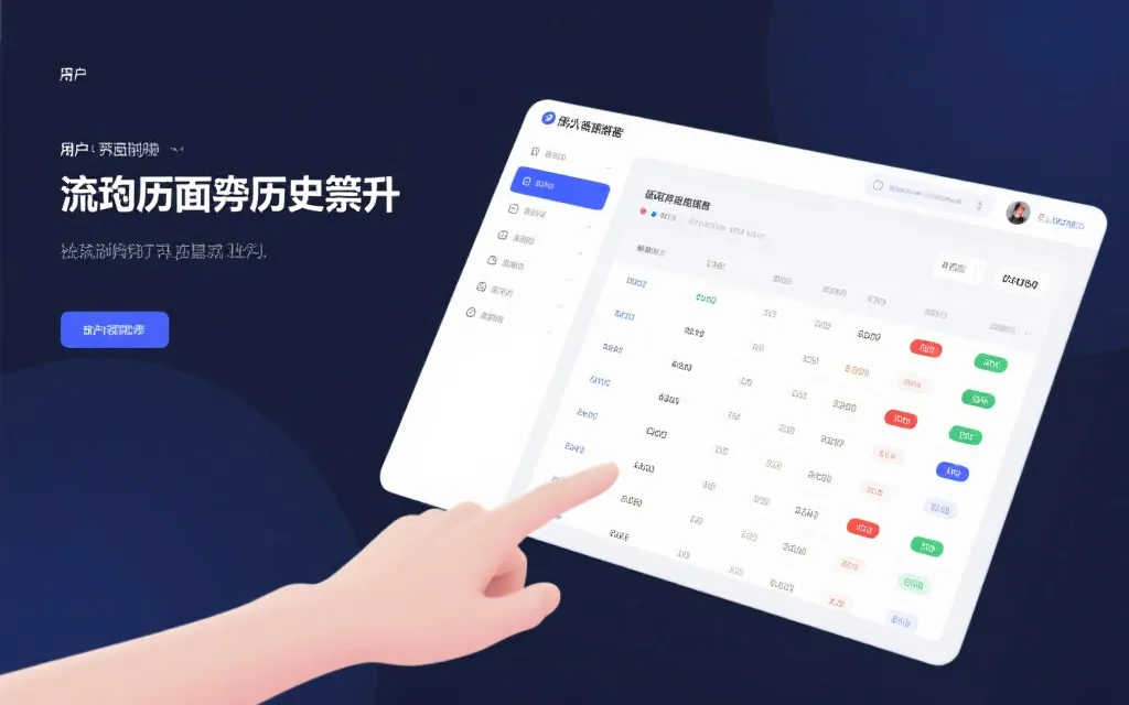 用户浏览数据的界面示意