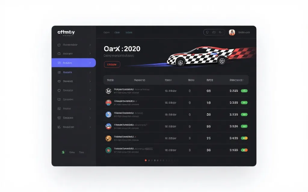 极速赛车结果展示界面